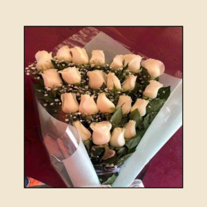 Bouquet Rosa Blanca o Rosa Roja