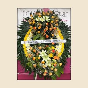 Corona 1 Metro de Diámetro con 2 Copetes