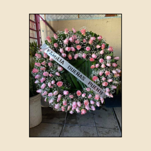 Corona Con 100 Rosas Rojas o Rosas