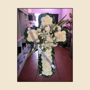 CRUZ EN TONOS BLANCOS